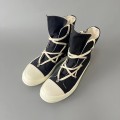 「#3658」Rick Owens DRKSHDW Black canvas pentagram