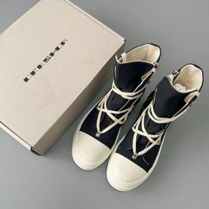 「#3658」Rick Owens DRKSHDW Black canvas pentagram