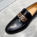 「#972」Versace Leather Shoes