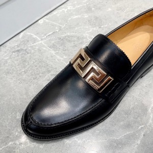「#972」Versace Leather Shoes