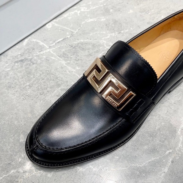 「#972」Versace Leather Shoes