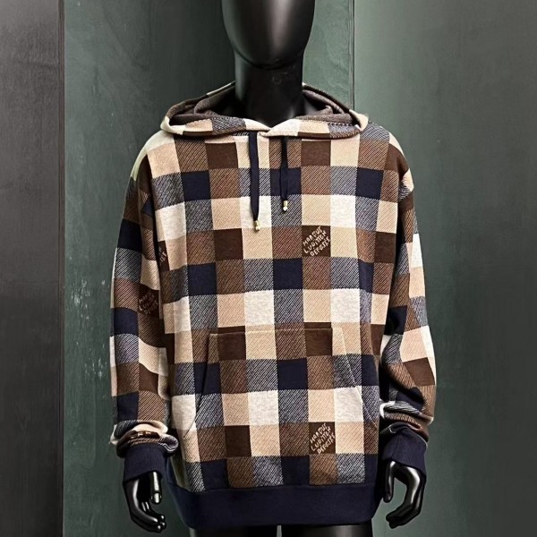「#3676」24lv checkerboard hoodie