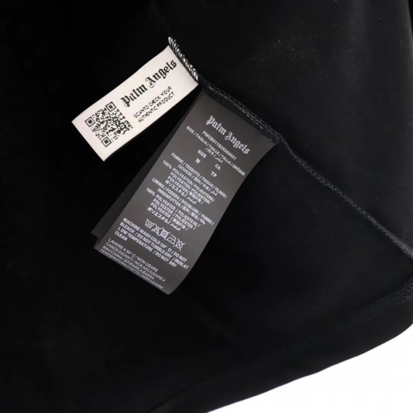 palm Angels lettering spray-painted short-sleeves