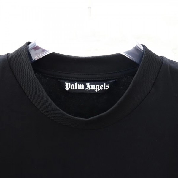 palm Angels lettering spray-painted short-sleeves