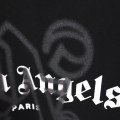 「#3680」palm Angels lettering spray-painted short-sleeves