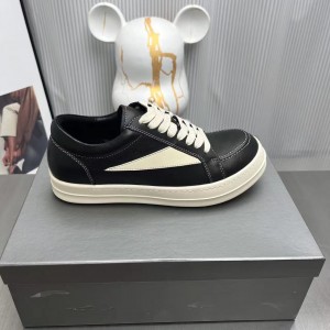 「#3682」RICK OWENS DRKSHDW calfskin vintage low-top non-slip