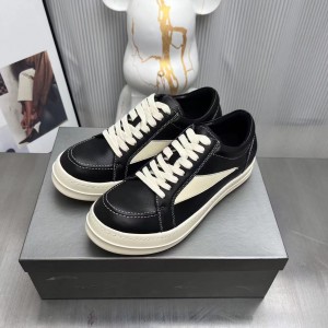 「#3682」RICK OWENS DRKSHDW calfskin vintage low-top non-slip
