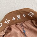 「#3686」Louis Vuitton Jacquard vertical collar zipper fleece jacket