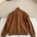 「#3686」Louis Vuitton Jacquard vertical collar zipper fleece jacket