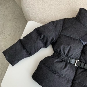 「#3694」Prada logo stand collar down jacket