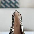 「#3697」Dior Pointed toe slingback high heels 6.5cm