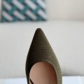 「#3697」Dior Pointed toe slingback high heels 6.5cm