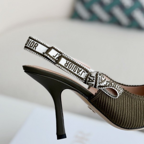 Dior Pointed toe slingback high heels 6.5cm