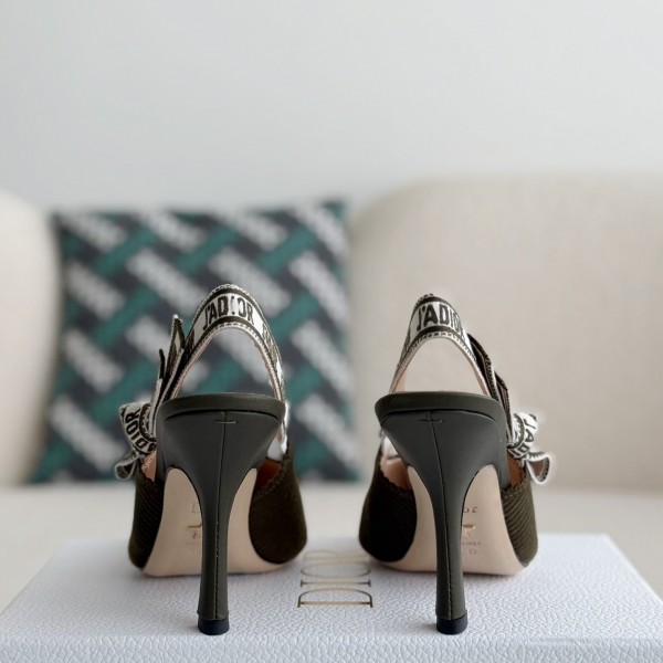 Dior Pointed toe slingback high heels 6.5cm