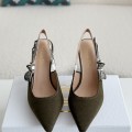 「#3697」Dior Pointed toe slingback high heels 6.5cm