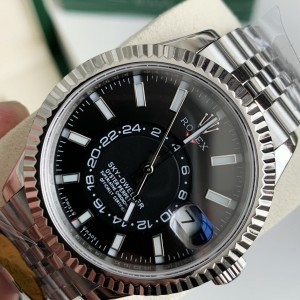 「#3698」Rolex Navigator Series men's watch Dual time zone100 meters waterproof，42mm