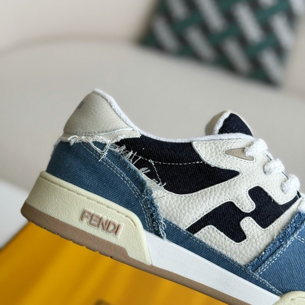 FENDI Low-top denim shoes
