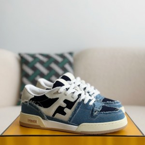 「#3707」FENDI Low-top denim shoes