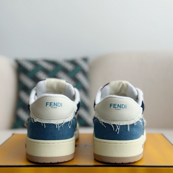 FENDI Low-top denim shoes