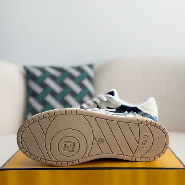 FENDI Low-top denim shoes