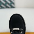 「#3716」LOUIS VUITTON Round toe lace-up boots