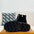 「#3716」LOUIS VUITTON Round toe lace-up boots
