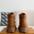 「#3717」LOUIS VUITTON Round toe lace-up boots