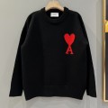 「#3730」Ami autumn and winter new alpaca wool round neck sweater