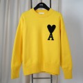 「#3730」Ami autumn and winter new alpaca wool round neck sweater