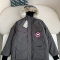 「#3737」Canada goose Classic expedition pure color winter hardhat Parker coat down jacket
