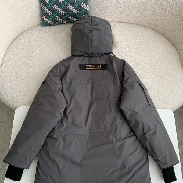 Canada goose Classic expedition pure color winter hardhat Parker coat down jacket