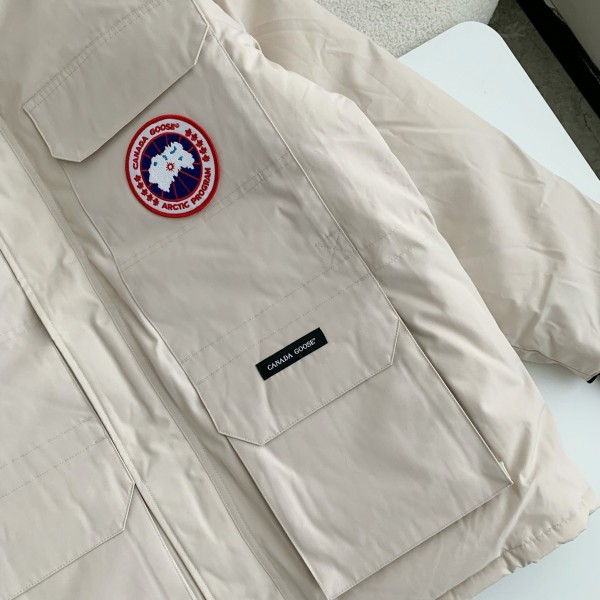 Canada goose Classic expedition pure color winter hardhat Parker coat down jacket
