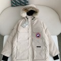 「#3738」Canada goose Classic expedition pure color winter hardhat Parker coat down jacket