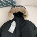 「#3739」Canada goose Classic expedition pure color winter hardhat Parker coat down jacket