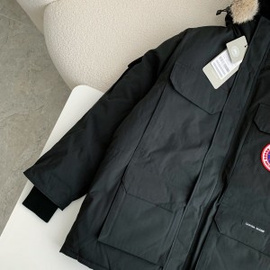 「#3739」Canada goose Classic expedition pure color winter hardhat Parker coat down jacket