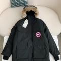 「#3739」Canada goose Classic expedition pure color winter hardhat Parker coat down jacket