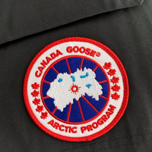 Canada goose Classic expedition pure color winter hardhat Parker coat down jacket