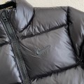 「#3748」Nike x Drake solid color 3D logo stand up collar down jacket