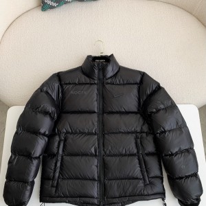 「#3748」Nike x Drake solid color 3D logo stand up collar down jacket