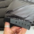 「#3748」Nike x Drake solid color 3D logo stand up collar down jacket