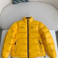 「#3749」Nike x Drake solid color 3D logo stand up collar down jacket