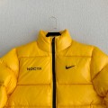「#3749」Nike x Drake solid color 3D logo stand up collar down jacket