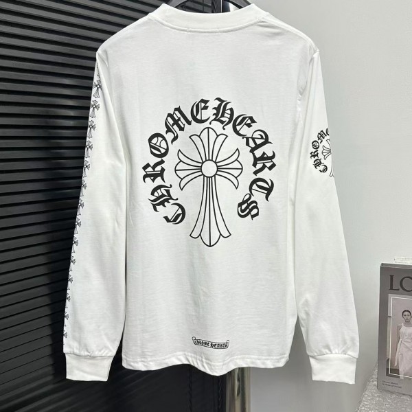 Chrome Hearts 24 round neck long sleeve T-shirt