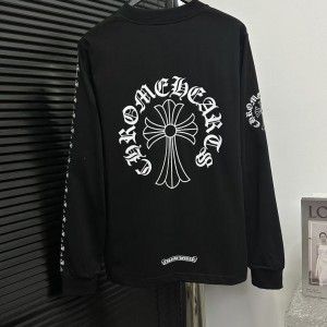 「#3752」Chrome Hearts 24 round neck long sleeve T-shirt