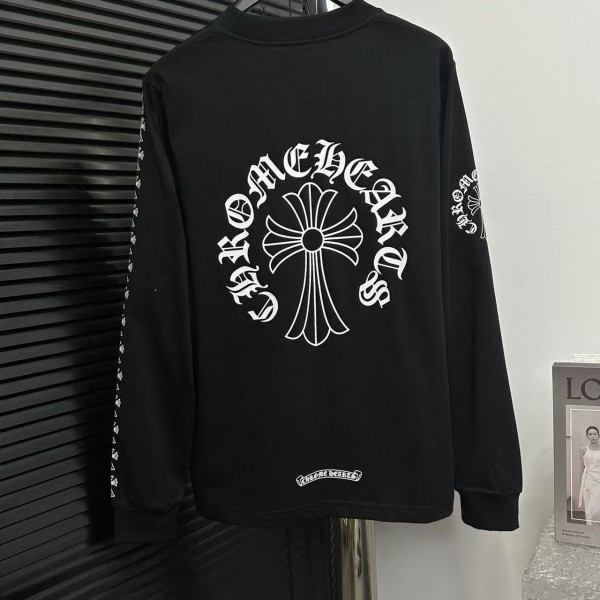 Chrome Hearts 24 round neck long sleeve T-shirt