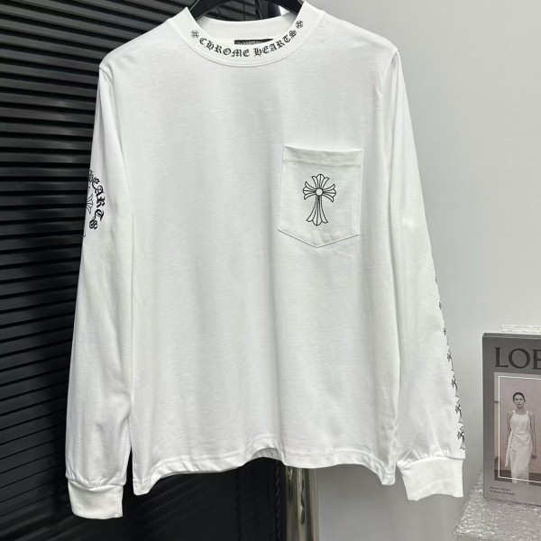 Chrome Hearts 24 round neck long sleeve T-shirt