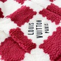 「#3760」Louis Vuitton 24ss plaid fleece coat