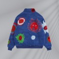 「#3761」Louis Vuitton 23fw sunflower old flower lamb jacket