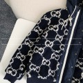 「#3762」Gucci Jacquard Lambswool Hooded Jacket