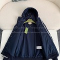 「#3762」Gucci Jacquard Lambswool Hooded Jacket